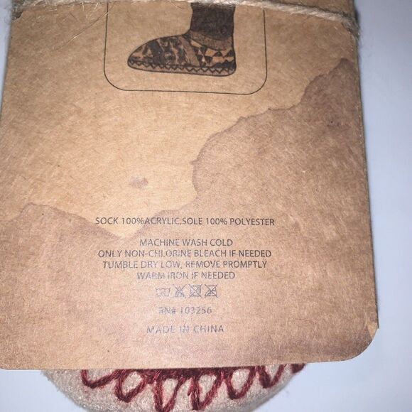 Ruggine Super Slipper Socks Knitted Non Slip Large/Extra Large - Picture 10 of 10